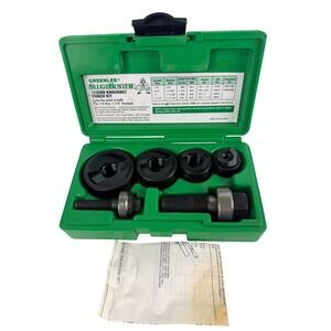 Greenlee 7235BB Slug-Buster Knockout Punch Kit 1/2 to 1-1/4 Conduit Set